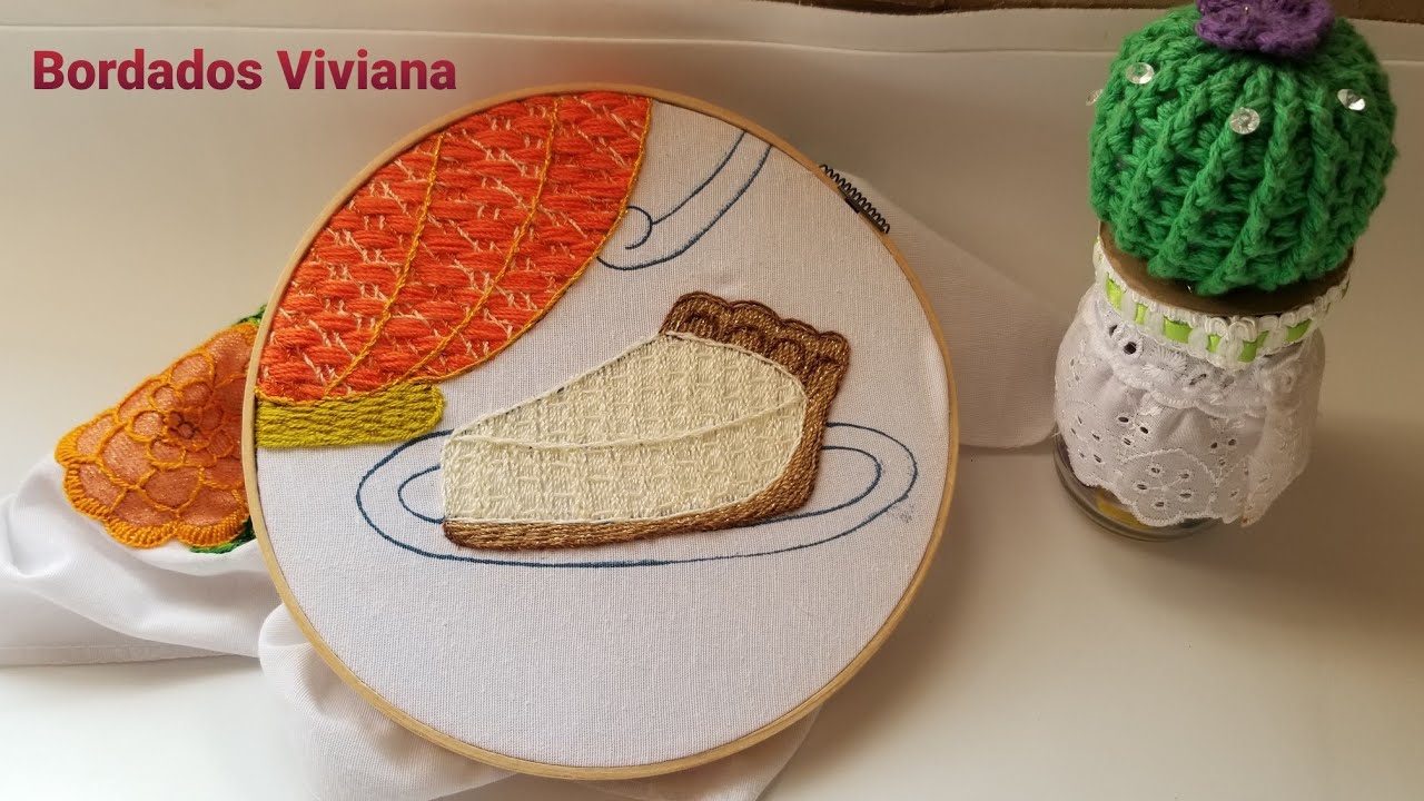 Bordado fantasia rebanada de PAY 🍰🥧