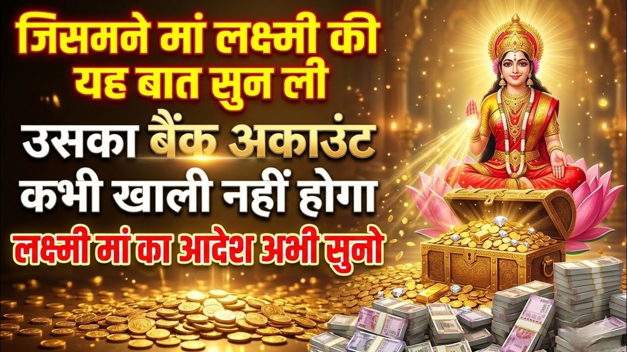 जिसने माँ लक्ष्मी की यह बात सुन ली… उसका बैंक अकाउंट @maalakshmimiracle #maa #motivation