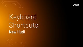 Keyboard Shortcuts • New Hudl