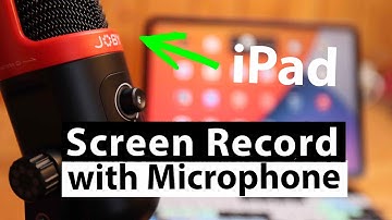 How to Screen Record WITH MICROPHONE on iPad