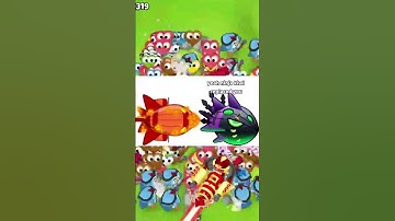 OLD BLOONS BOSSES MEET NEW BTD6 BOSSES #shorts