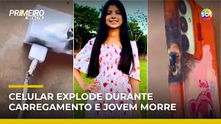 Teenager dies after cell phone explodes while charging in Pará | #PrimeiroImpacto