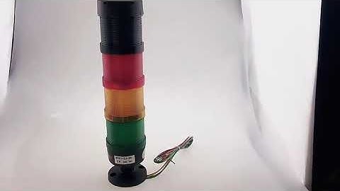 LED tower light 3layers(Red Orange Green) with buzzer flash and steady light together DC24V