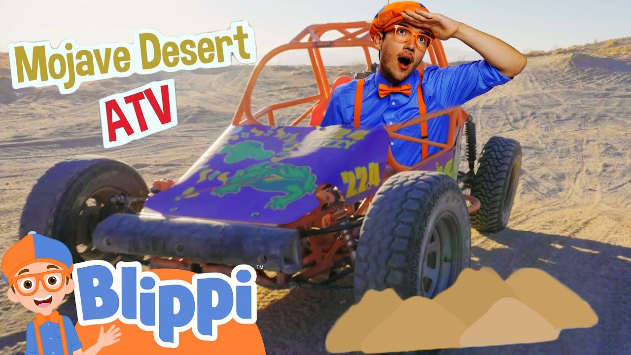 Blippi Rides an ATV Off Road! Vehicle Adventures For Children