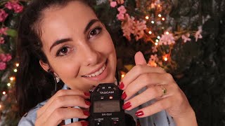 ASMR TAPPING NO TASCAM E MOUTH SOUNDS