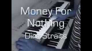 (Krazy Keys - Guitar Impersonation - Improvisation) Money for Nothing: Dire Straits Cover