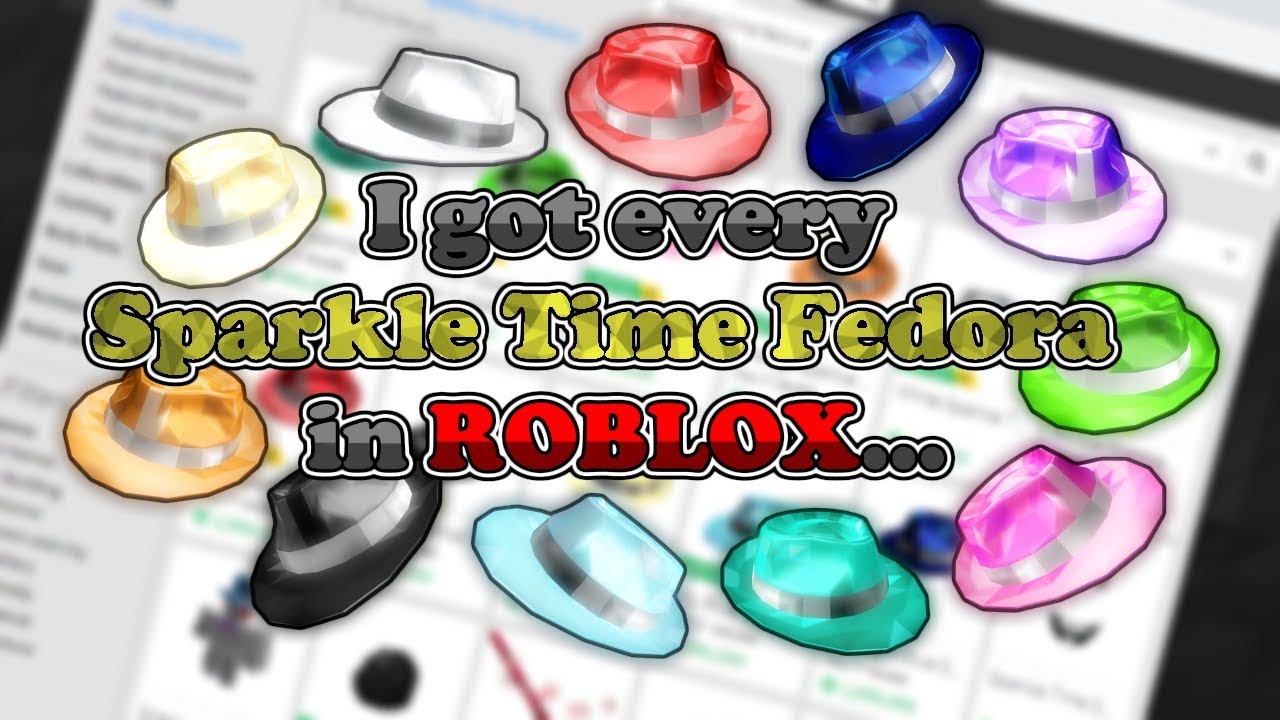 I Got Purple Sparkle Time Fedora Roblox Trading By Parallel Alex - free rainbow sparkle time fedora roblox