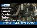 How to Replace Coolant Inlet Tube 2001-10 Dodge Grand Caravan