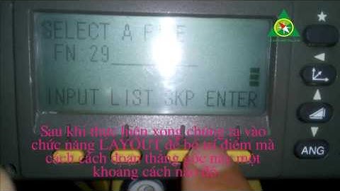 Hướng dẫn đo offset cạnh bằng máy toàn đạc Topcon