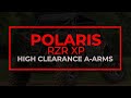 How to install superatvs high clearance aarms on the polaris rzr xpxp 1000