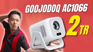 Review Máy Chiếu Goojodoq Ac1066 Netflix, Full Hd, Auto Focus, Tất Cả Dưới 2 Triệu?