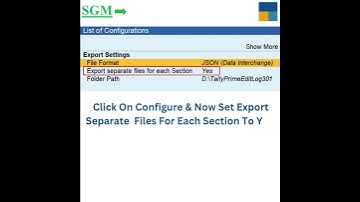 HOW TO EXPORT GSTR 1 JSON FILE FOR EACH SECTIONS IN TALLY PRIME