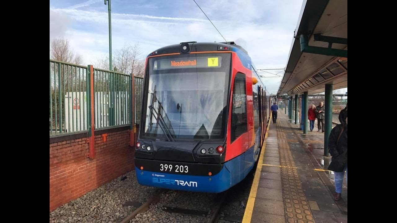 Sheffield Tram Train Cathedral To Meadowhall Interchange Full Ride sheffield-tram-train-cathedral-to-meadowhall-interchange-full-ride