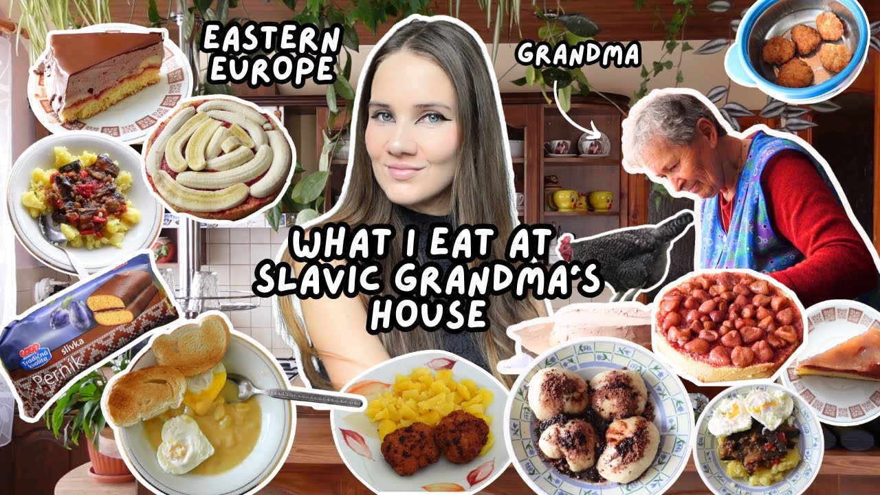 What I eat at my SLAVIC GRANDMA's house in EASTERN EUROPE
