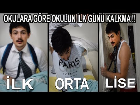 OKULLAR AÇILINCA SABAH KALKMA ŞEKİLLERİ !! (İLK-ORTA-LİSE)