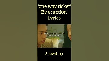 " one way ticket"by eruption lyrics. Scene from"snowdrop" #eruption #onewayticket #snowdrop#apt