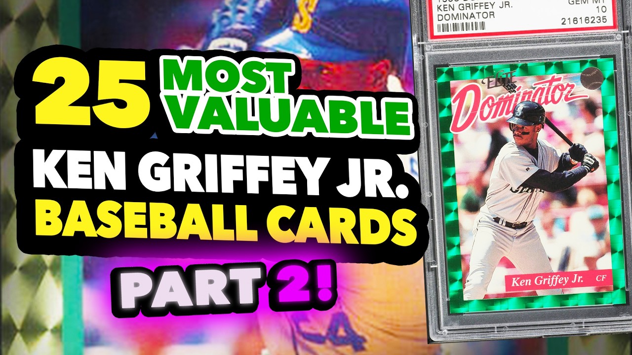 Top 25 Ken Griffey Jr. Mid-Tier Baseball Cards Recently sold & Worth Money Top 25 Ken Griffey Jr. Mid-Tier Baseball Cards Recently sold & Worth Money
