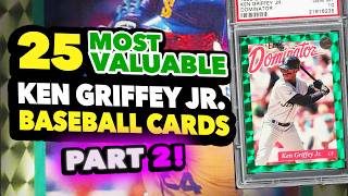 Top 25 Ken Griffey Jr. Mid-Tier Baseball Cards Recently sold & Worth Money