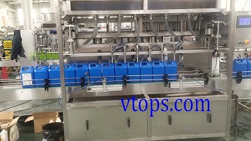 An Automatic 4L Lubricant Oil Packing Machine | 1L - 5L Viscous Engine Oil Servo Filling Machine