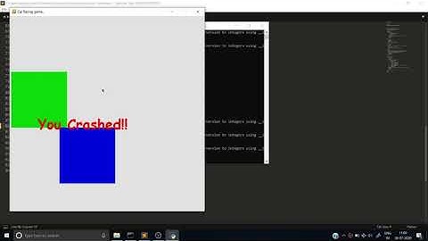 Pygame tutorial #15 collision and showing score..
