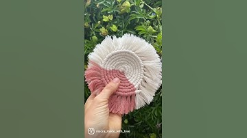 #makewithme #macrame #macramedecor #macramecoasters #macramecoaster #coastersofinstagram #handmade