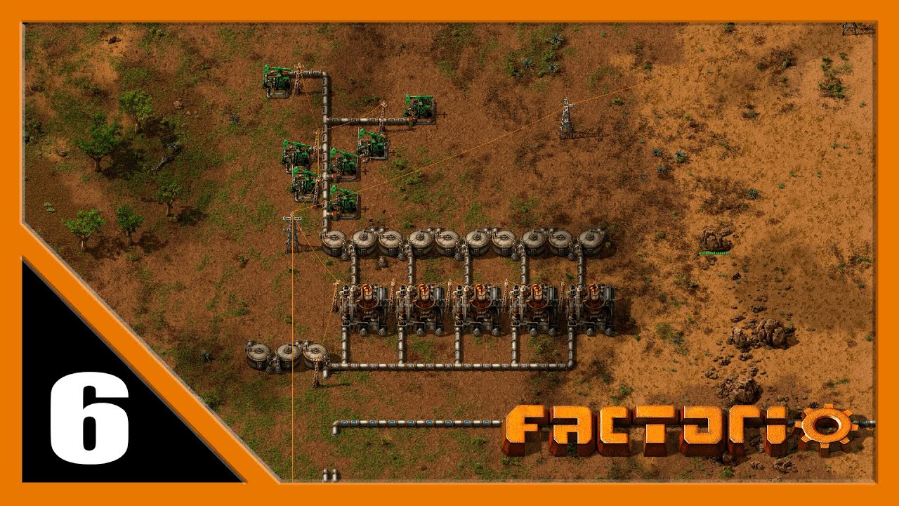 F#6 | Primeros pasos para usar el Petróleo | Factorio Mega Base ...