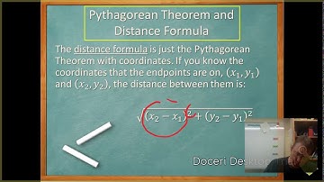 3  Pythagorean Theorem and Distance Formula