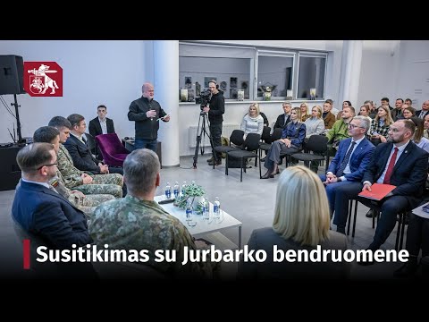 Susitikimas su Jurbarko bendruomenės atstovais