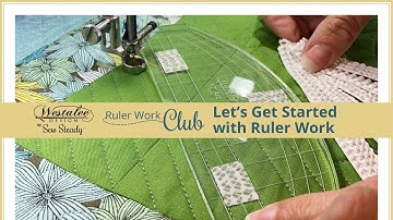 LETS GET STARTED RULER QUILTING WITH DONELLE MCADAMS