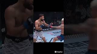 Ricky Simon puts Javid Basharat to sleep!! #ufc #viralvideo #shorts #ko