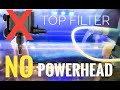 DIY Top filter without powerhead// airlift filter// air power top filter//better than sponge filter