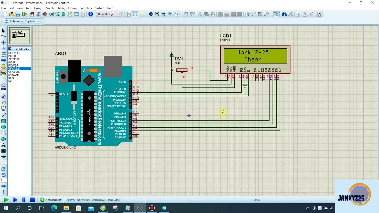 Code : LCD LM016L + Arduino - YouTube