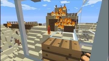 Minecraft MH-6 Little Bird(with working mg