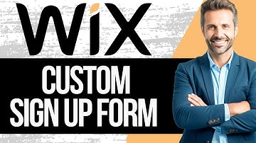 How to Create a Custom Sign Up in Wix | LogIn Form in Wix