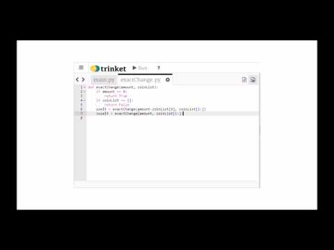 7-1: Use-it or Lose-it (Recursion Strategy)