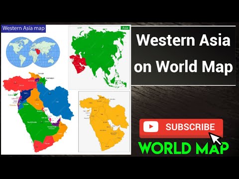 Video: Mappe del Mar Rosso e dell'Asia sudoccidentale - Mappe del Medio Oriente