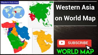 Western Asia Map / Region Western Asia: Countries, Maps &amp; Location / Where is West Asia on World Map