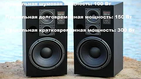 Лучшие акустические системы СССР! ТОП-3 АС 80х-90х годов!