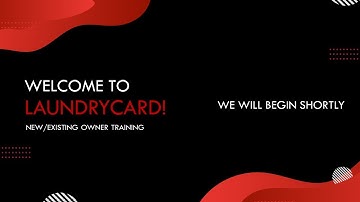 LaundryCard System Training - Jan 2022