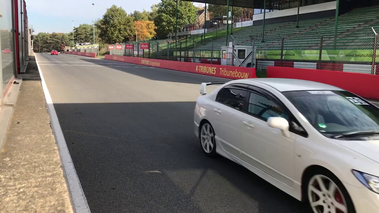FD2 Type-R @ Zolder Circuit with J’S Racing exhaust - YouTube