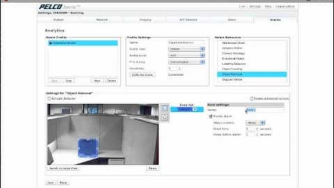 Pelco Analytics: Object Removal (480p, 4:3)