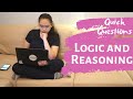 Logic and Analytical Reasoning Quick Quiz - Quick Question Explainers (15, 26, 27)