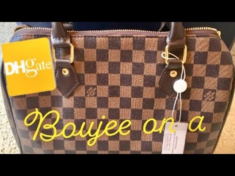Dh Gate Boujje On A Budget Louis Vuitton speedy 30 replica dupe bag review - YouTube