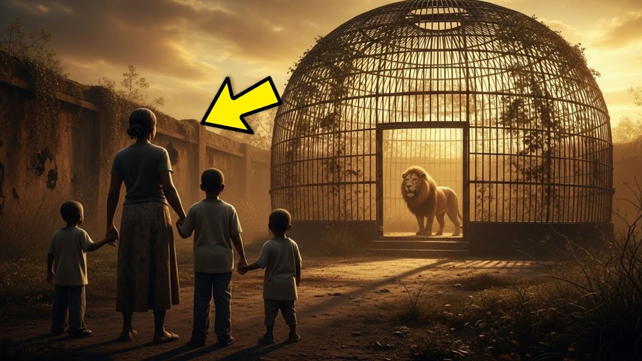 WITWE macht VERLASSENEN LÖWENKÄFIG zum ZUHAUSE — WAS sie DARIN FAND...