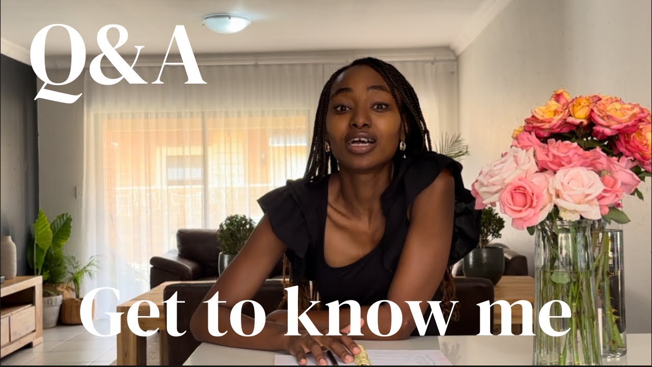 Get to know me | First YouTube video | South African YouTuber - YouTube