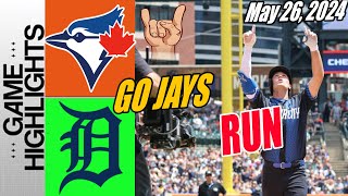 Toronto Blue Jays vs Detroit Tigers [Highlights] May 26, 2024 | Electric start ⚡