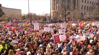 Thousands demand gun control at "March for Our Lives" rallies