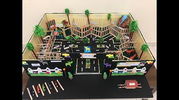 Zoo model making for school project easy | science exhibition | science fair ideas | Yellow Bites