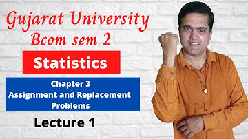 B.com sem 2 Statistics Assignment and Replacement Problems Lecture 1 | B.com sem 2 Statistics