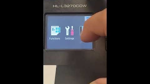 Brother HL-L3270cdw color laser printer Wireless Setup